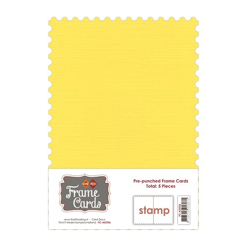 Frame Cards - A5 - Kanarie geel