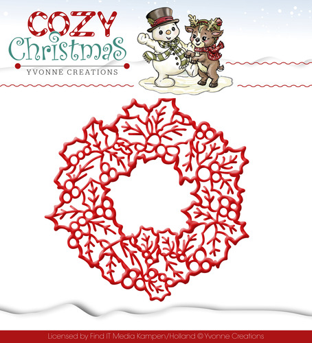 Die - Yvonne Creations - Cozy Christmas - Wreath