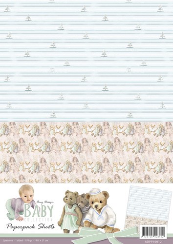 Amy Design - Baby Collection - Paperpack Background sheets 2