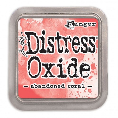 Ranger Tim Holtz distress oxide abandoned coral
