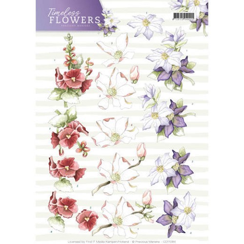 3D Knipvel - Precious Marieke - Timeless Flowers - Garden Flowers