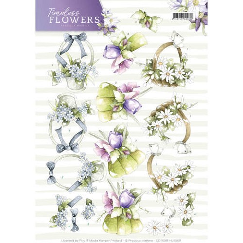 3D Knipvel - Precious Marieke - Timeless Flowers - Bouquets