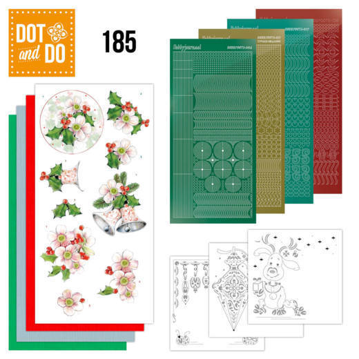 Dot and Do 185 - Jeanine's Art - Christmas Flowers - Pink Christmas Flowers