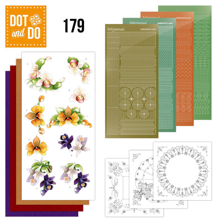 Dot and Do 179 - Precious Marieke - Delicate Flowers - Orchid