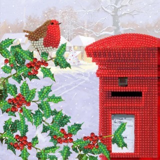 Robin&Postbox (18x18 cm)