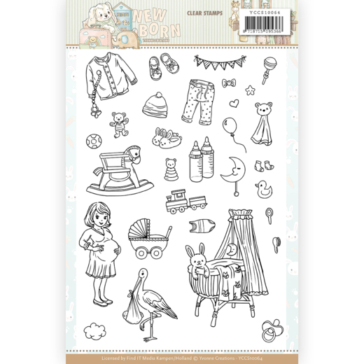 Clear Stamps - Yvonne Creations - Newborn