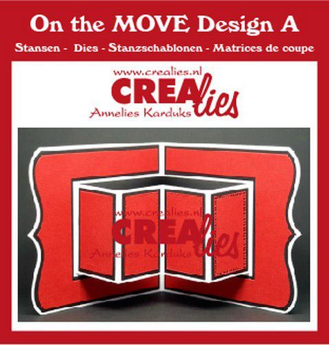 Crealies On The Move Design A CLMOVE01 13,5x27cm