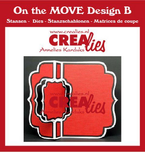 Crealies On The Move Design B Swing along CLMOVE02 13,5x17,5cm (11-20)