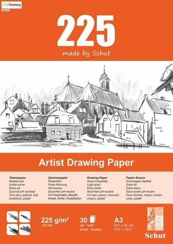 Schut Artist Drawing Paper  225 gram  A3 bloc a 30 vel
