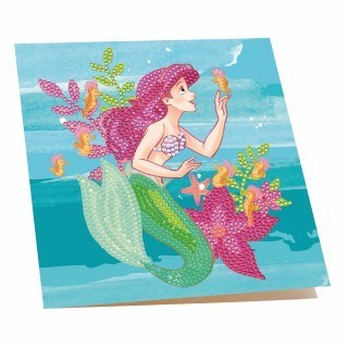 Crystal Card Kit® Disney Ariel 18 x 18 cm