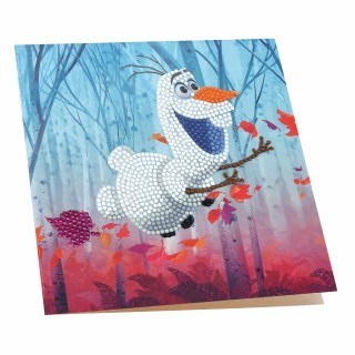 Crystal Card Kit® Disney Floating Olaf 18 x 18 cm