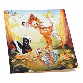 Crystal Card Kit® Disney Bambi and Friends 18 x 18 cm