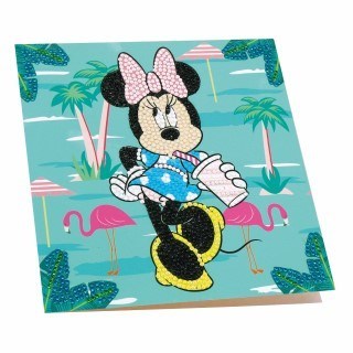 Crystal Card Kit® Disney Minnie on Holiday 18 x 18 cm