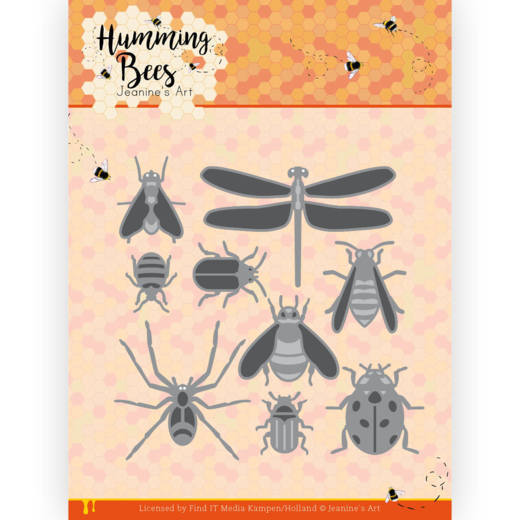 Dies - Jeanine's Art - Humming Bees - All Kinds of Insects