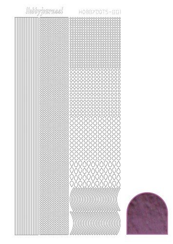 Hobbydots sticker mirror violet 1