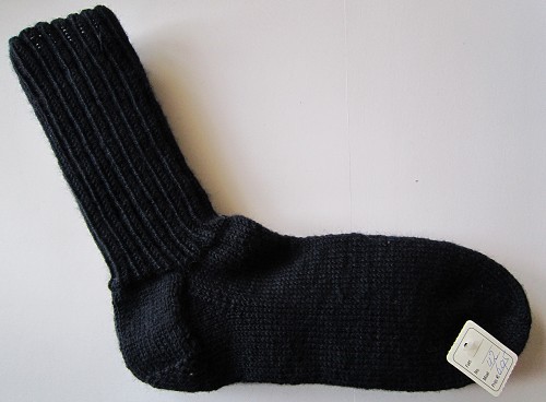 Handgebreide sokken maat 42 Donkerblauw 